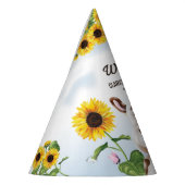 カウサンフラワーガールファースト誕生日 パーティーハット (左)