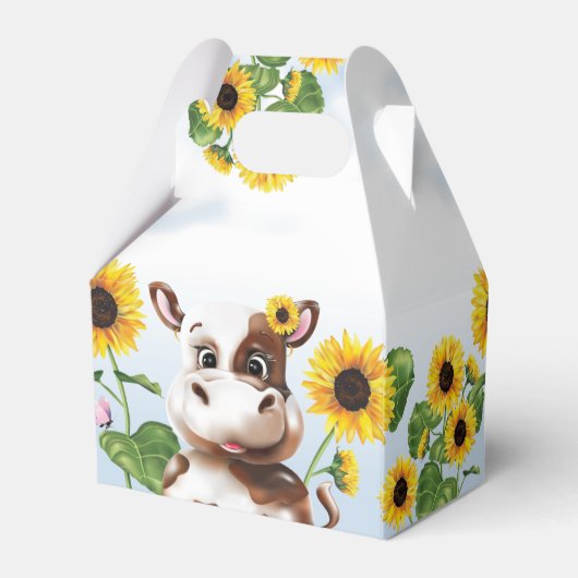 カウサンフラワーガールファースト誕生日 フェイバーボックス (裏面サイド)