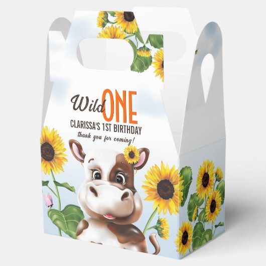 カウサンフラワーガールファースト誕生日 フェイバーボックス (オープン)