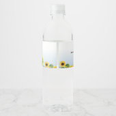 カウサンフラワーガールファースト誕生日 ペットボトルラベル (裏面)