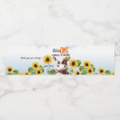 カウサンフラワーガールファースト誕生日 ペットボトルラベル (シングルラベル)