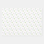 カウシンプルイフローラ&ストライプ ラッピングペーパーシート (正面)