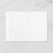 カウスカル素朴ボホ赤面ピンクウォーターカラーフローラ エンクロージャーカード (裏面)