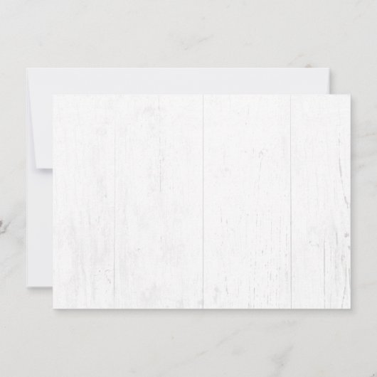 カウスカル素朴ボホ赤面ピンクフローラブライドメイド 招待状 (裏面)