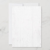 カウスカル素朴ボホ赤面フローラウォーターカラー 招待状 (裏面)