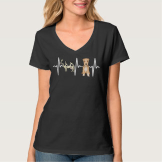 カウスポッテッドレイクランドテリアハートビートドッグ Tシャツ