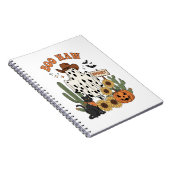 カウスポット幽霊ウェスタン – 面白いハロウィーン ノートブック (右側)