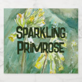 カウスリッププリムラベリスきらめくワイン スパークリングワインラベル (シングルラベル)