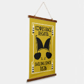 カウズアイルオブワイトヨットレガッタ 吊り下げ型タペストリー (傾斜あり)