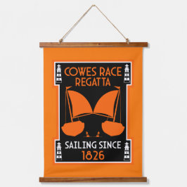カウズアイルオブワイトヨットレガッタ 吊り下げ型タペストリー