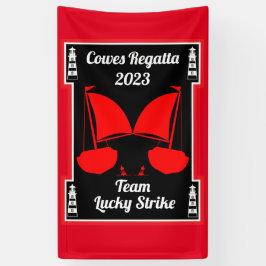 カウズアイルオブワイトヨットレガッタ 横断幕