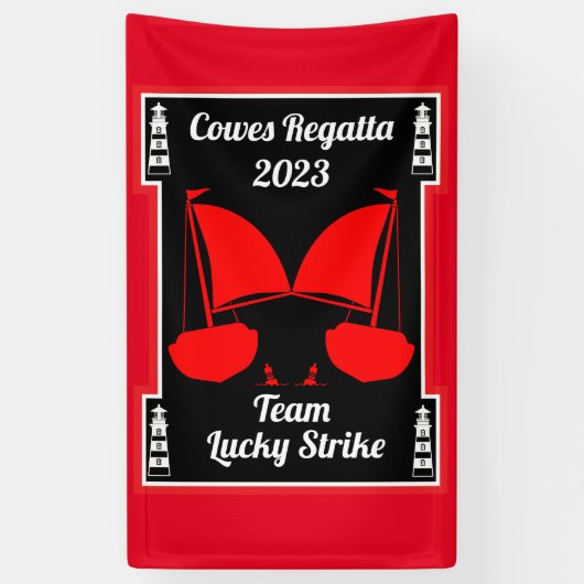 カウズアイルオブワイトヨットレガッタ 横断幕 (縦)