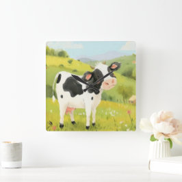 カウズ・デイ・アウト スクエア壁時計