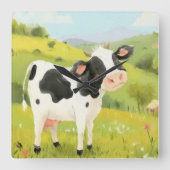 カウズ・デイ・アウト スクエア壁時計 (正面)