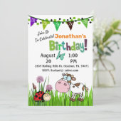 カウダウンオンザファーム誕生日 招待状 (スタンド正面)