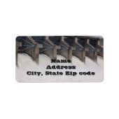 カウダム住所 シール (正面)