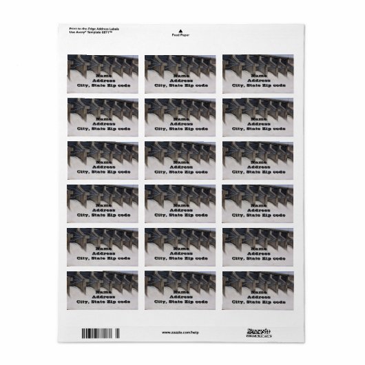 カウダム住所 シール (フルシート)