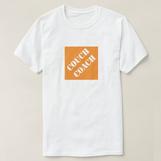 カウチコーチおもしろいパパユーモアのある父の日の贈り物 Tシャツ (デザイン正面)