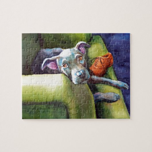 カウチシューズテリアをソファに ジグソーパズル (横)