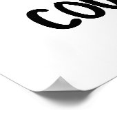 カウチポテトかわいいポテトプリン ポスター (角)