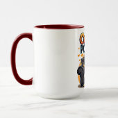 カウチポテトのキング – 怠惰おもしろいなポテト マグカップ (左)