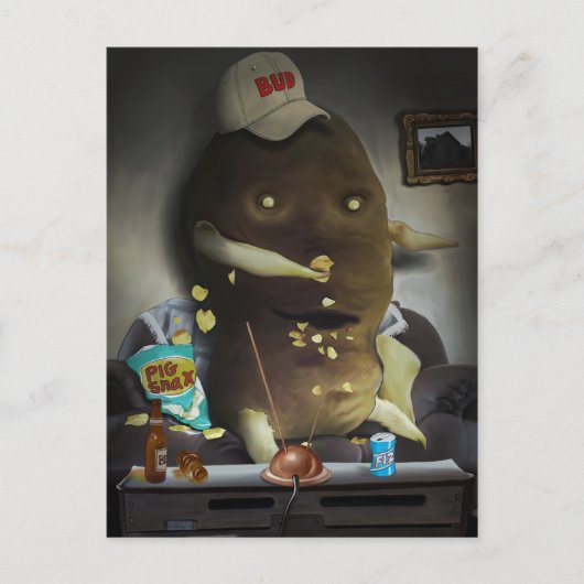 カウチポテトポストカード ポストカード (正面)