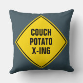 カウチポテト交差点の看板 クッション (裏面)