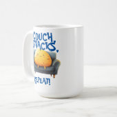 カウチポテト面白グッズ コーヒーマグカップ (正面左)