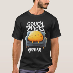 カウチポテト面白グッズ Tシャツ
