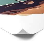 カウチポテト – アートプリント ポスター (角)