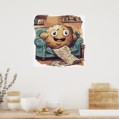 カウチポテト – アートプリント ポスター (キッチン)