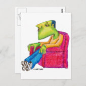 カウチポテト ポストカード (正面/裏面)