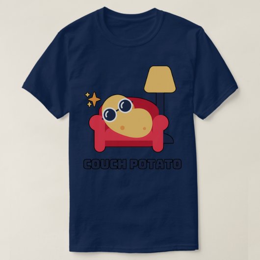 カウチポテト Tシャツ (デザイン正面)
