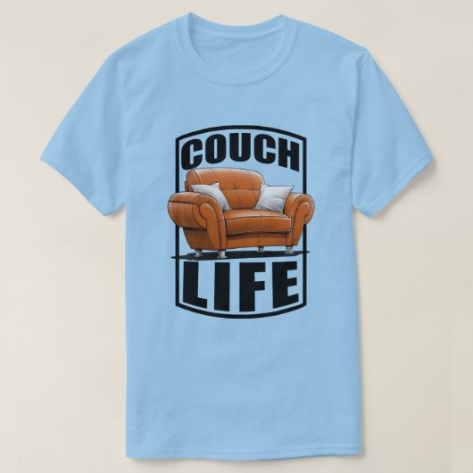 カウチライフ Tシャツ (デザイン正面)
