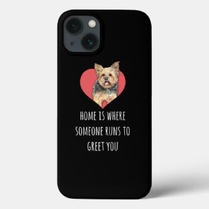 カウトおもしろい犬引用文ヨークシャーテリアデザイン iPhone 13ケース