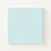 カウトかわいいズカップケーキ引用文ドッティレシピ ノートブック (裏面)