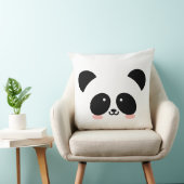 カウトかわいいパンダ|名前の追加 クッション (椅子)