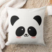 カウトかわいいパンダ|名前の追加 クッション (ブランケット)
