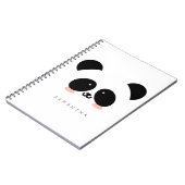 カウトかわいいパンダ|名前の追加 ノートブック (左側)