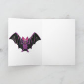 カウトこうもりハローウィンパーティ カード (内部)