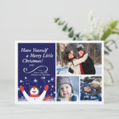 カウトすてき雪だるまホリデーカード シーズンカード (スタンド正面)