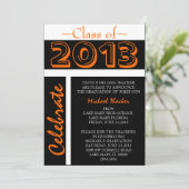 カウトな卒エレガント業届/招待状 招待状 (スタンド正面)