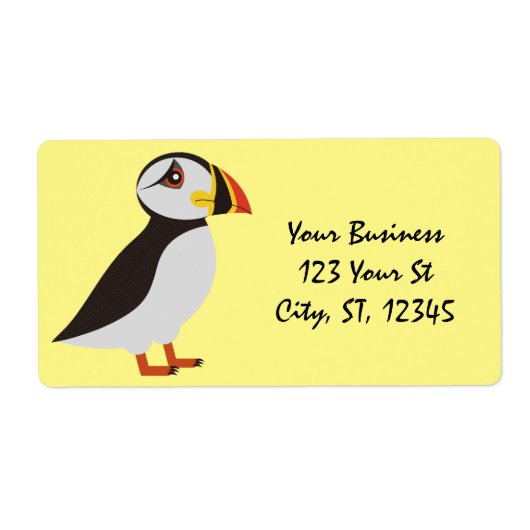 カウトアトランティックパフィンデザインサンダーコーブ ラベル (正面)