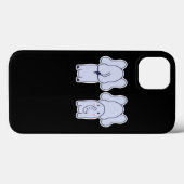 カウトアニメエレファントマンガかわいい Case-Mate iPhoneケース (裏面 (横))