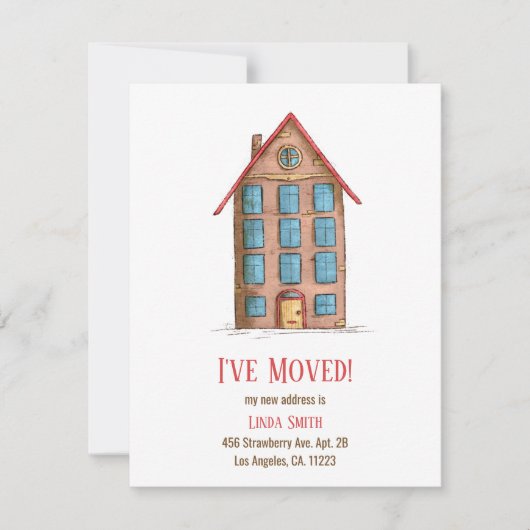 カウトアパートメント建物引っ越し案内 (正面)