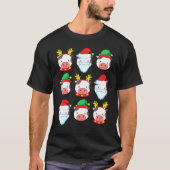 カウトインディア小妖精や小人サンタクロースのコスチュームメリークリスム Tシャツ (正面)