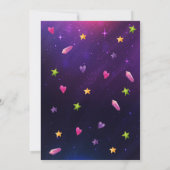 カウトウィッチハロウィン子供の誕生日パーティー 招待状 (裏面)