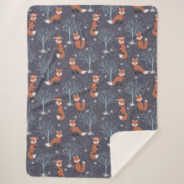 カウトウィンターキツネ シェルパブランケット