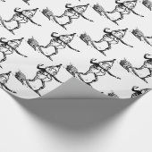 カウトウィンターホリデー小妖精や小人サンダー_コーブ ラッピングペーパー (角)