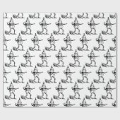 カウトウィンターホリデー小妖精や小人サンダー_コーブ ラッピングペーパー (フラット)